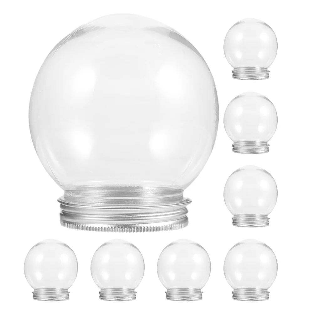 

Transparent Bottle Clear Plastic Water Globe Christmas DIY Round Crafts Making Xmas Decorations