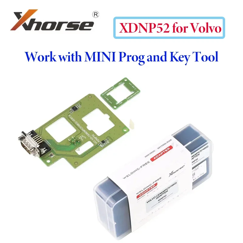 Xhorse XDNP52 for Volvo CEM(MPC5748G) Adapter Work with MINI Prog and Key Tool Plus VVDI xdnp52 XDNP52GL Solder-Free Adapter