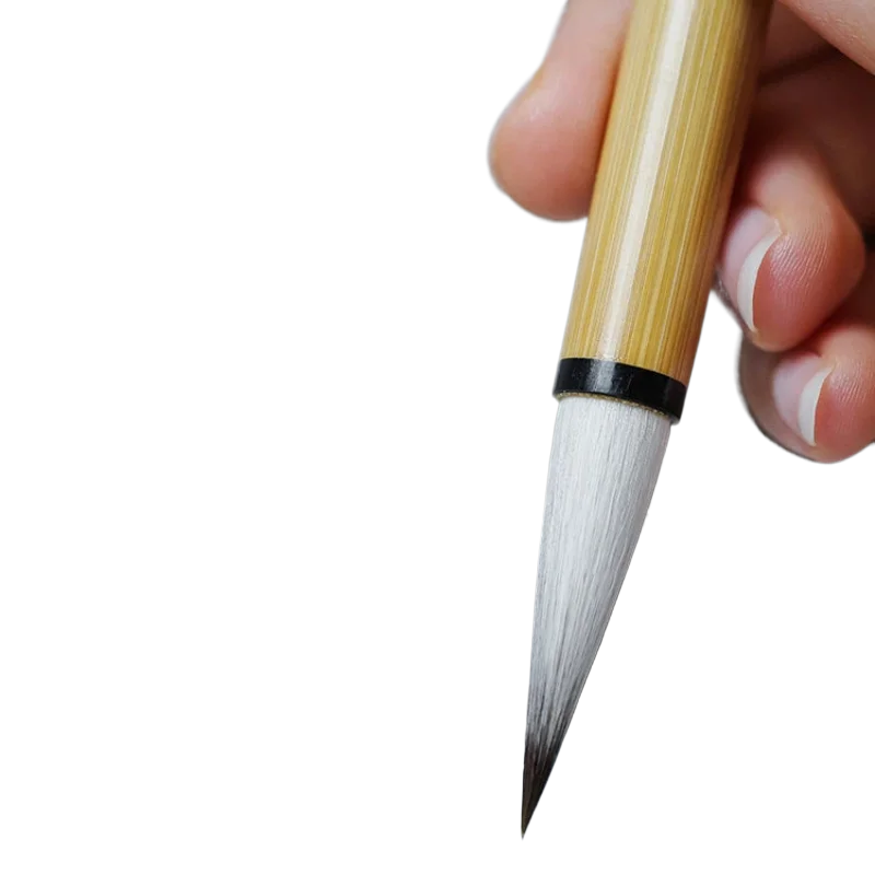 

Woolen Hair Hard Bristle Calligraphy Brush Regular Script Calligraphy Practice Running Script Brush Chinese Painting Watercolor