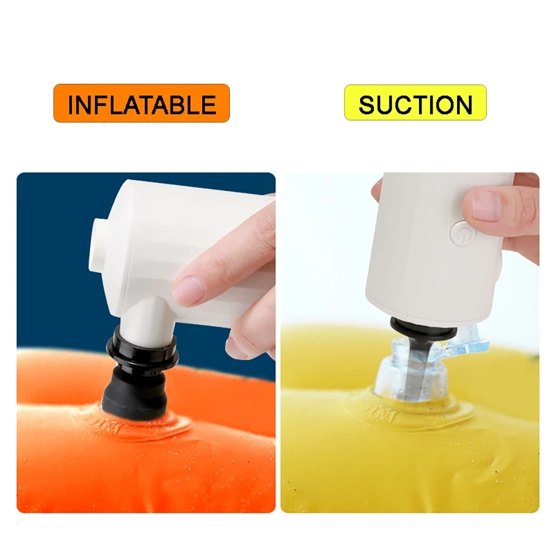 USB Drahtlose Elektrische Luftpumpe Aufblasbare und Saug Luftpumpe für Luft Matratze Kajak Schwimmen Ring Camping Boote Pool Pumpe