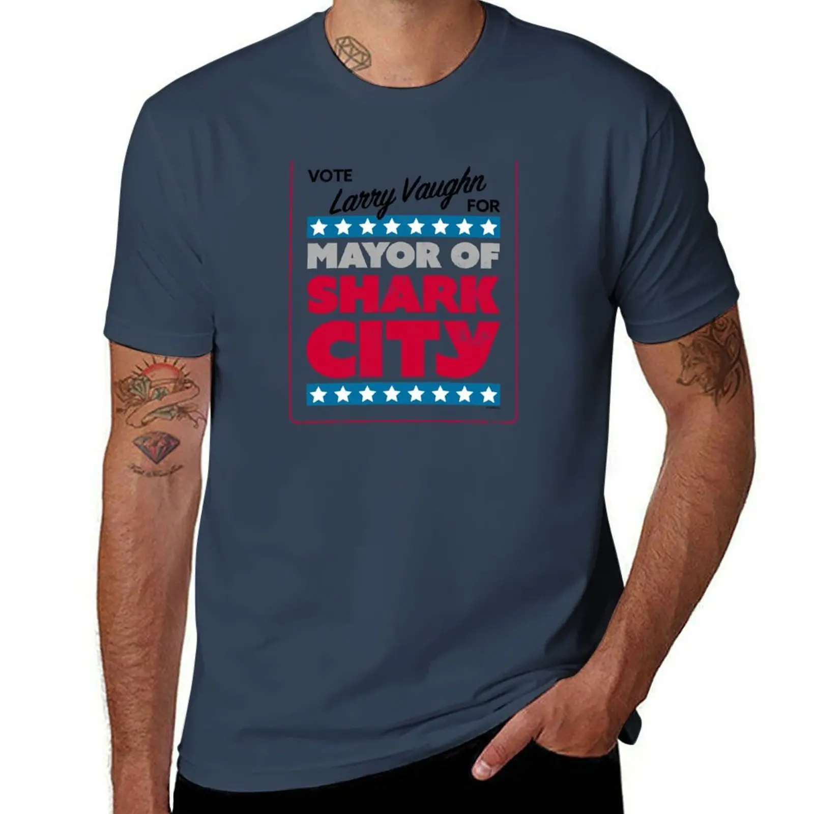 Mayor of Shark City T-Shirt Comfortable Daily Wear Tee