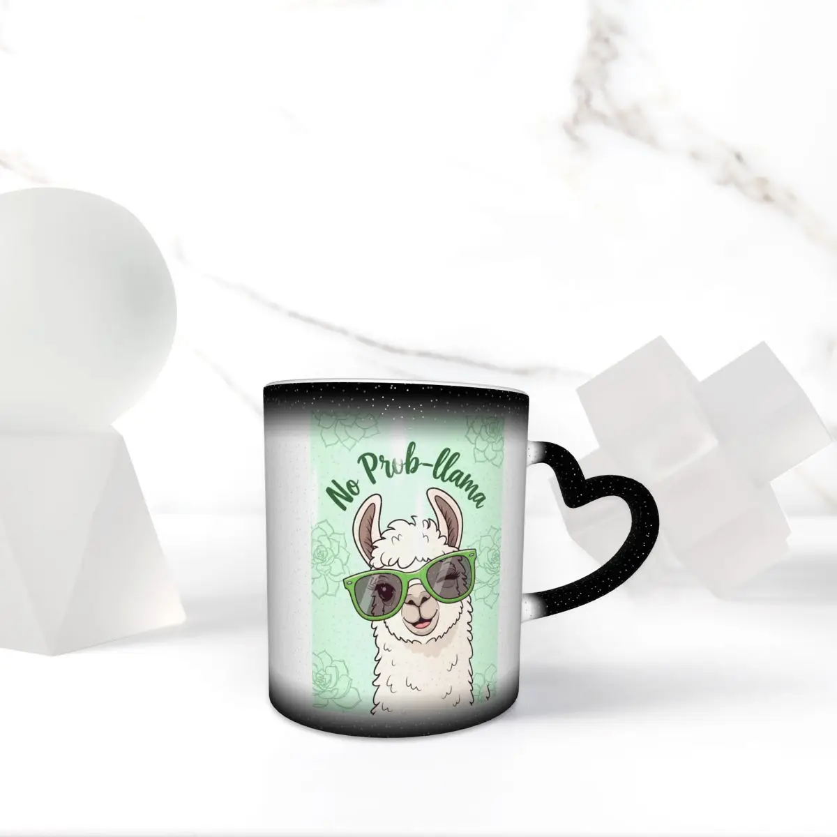 Funny Cute Llama Pattern Mug Funny Ceramic Coffee Cups Tea Mugs Milk Cup Drinkware Gifts for Friends