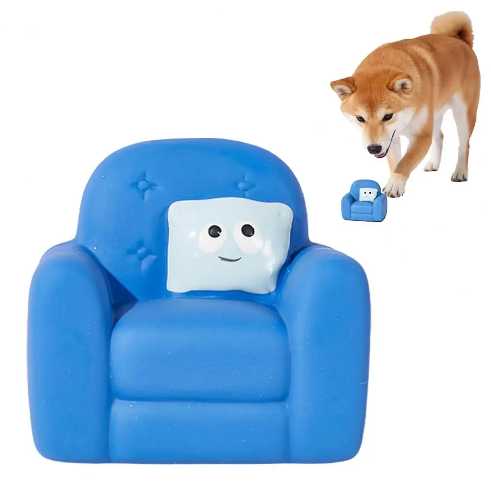 

2026 New Squeeze Sound Dog Chew Toy Furniture Shapes Latex Bite-Resistant interactive dog toys, suitable for small large