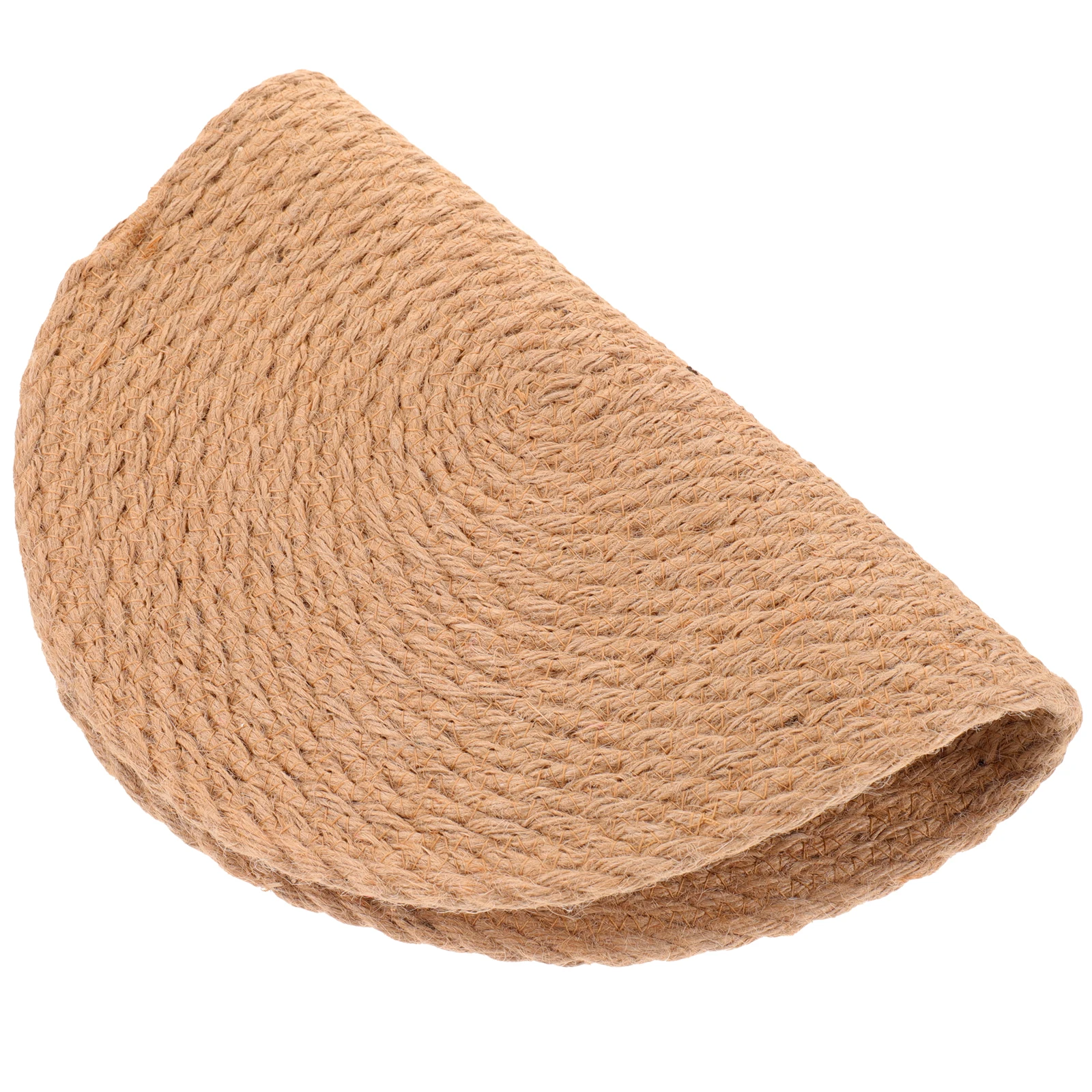 

Elegant Woven Placemat Table Mat with Rustic Texture Insulated Coaster for Cups Plates Pots Anti-Scalding Braided Dish Mat