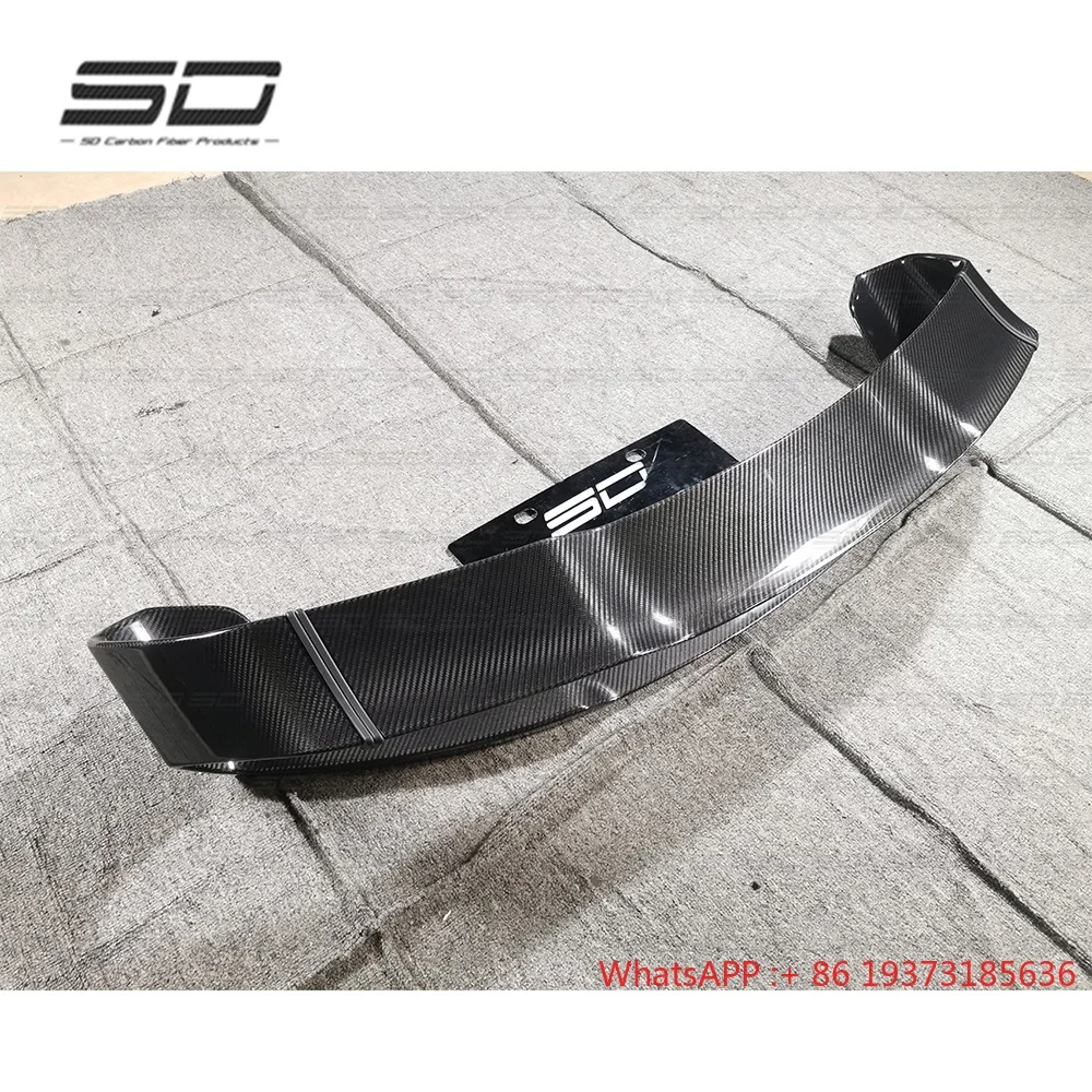 Newest Products Dry Carbon Fiber Body Kit Rear Bumper Spoiler Wing for Alfa Romeo Giulia  Quadrifoglio Upgrade to GTA Rear Spoil