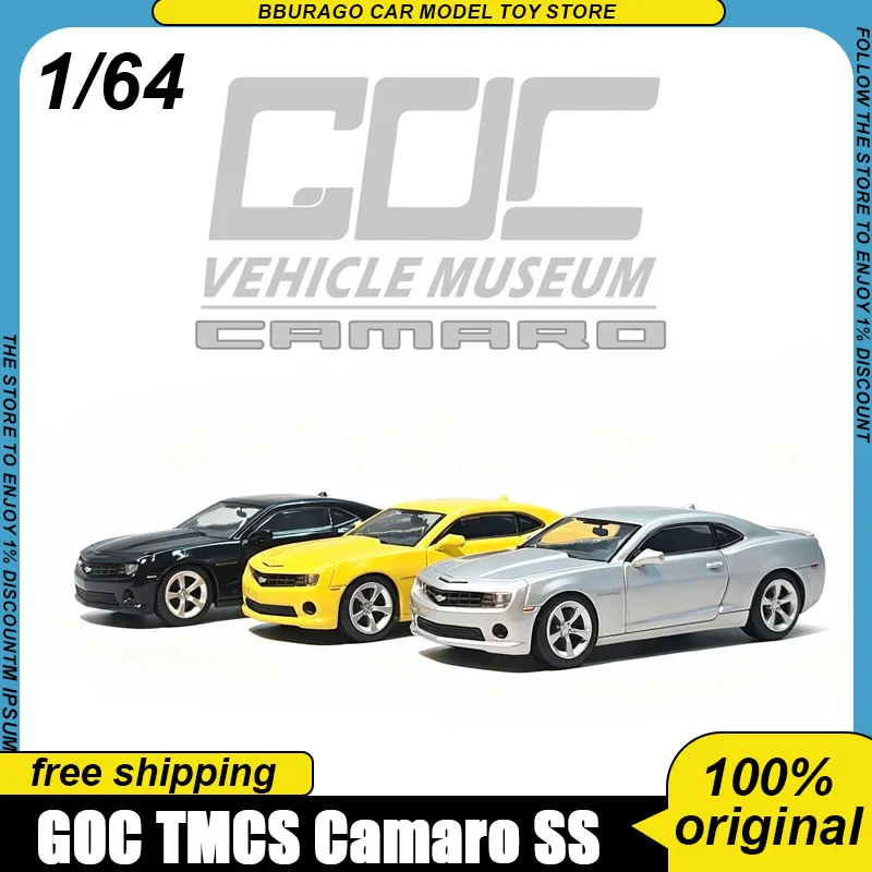

Goc 1:64 Camaro Ss Alloy American Muscle Coupe Four Finish Options Limited 300 Pcs Static Display Collectible For Us Performance