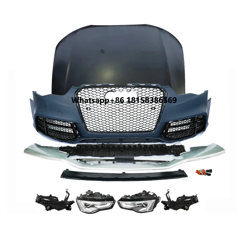 

Hot Sale Auto Parts A5 S5 B8 Upgrade RS5 B8.5 Style Body Kit Front Bumper for A5 S5 B8.5 2012 2013 2014 2015 2016
