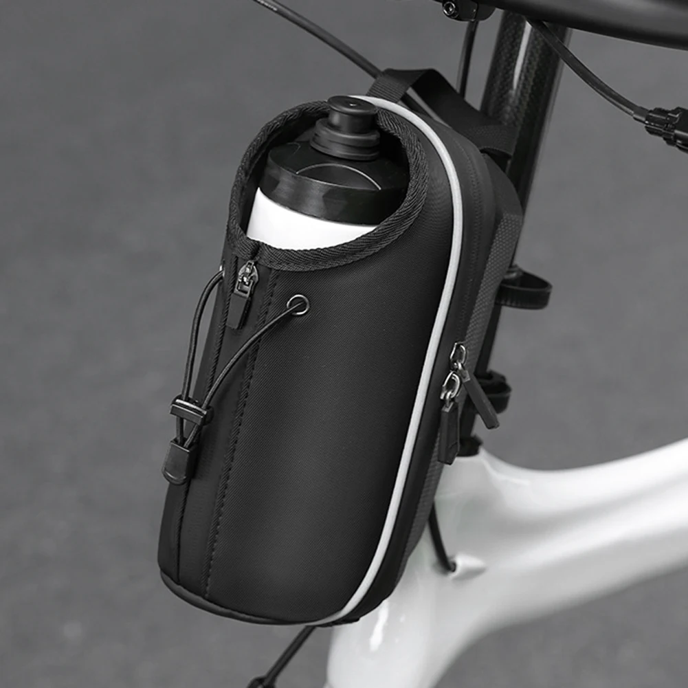 

Foldable Bike Water Bottle Bag Quick-release Front Fork Water Bottle Carrier Pouch For Bicycle E-scooter Cycling Equipment