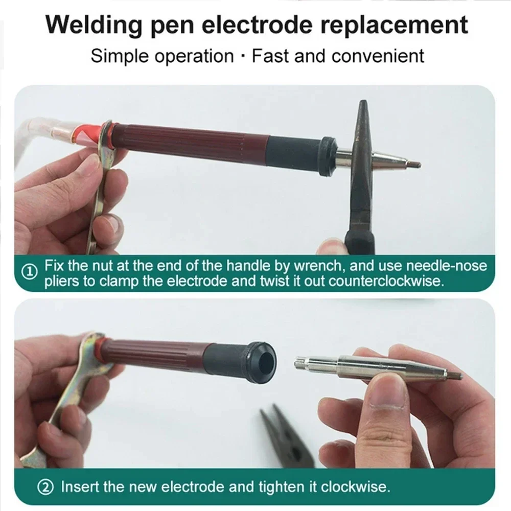 Spot Welding Pen 75A Split 25/35 Square Cable Can Be Selected Can Be Used For 801D 811A 801H Spot Welding Machine 75A electric