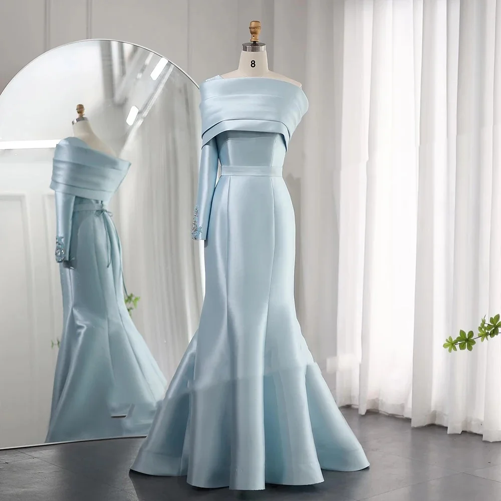 

Muloong Strapless Floor-Length Women Elegant And Pretty Luxury Prom Dress