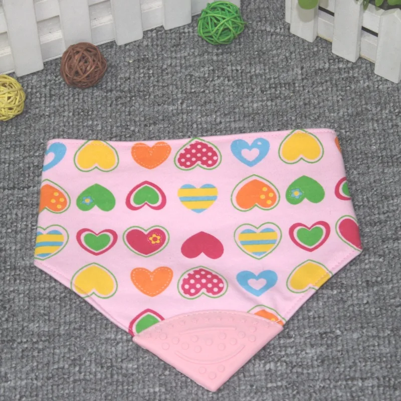 Wasserdichte Baby Bandana Lätzchen mit Beiß spielzeug 100% weiche Baumwolle Lätzchen super saugfähiges Sabber Lätzchen mit Beißring für Jungen & Mädchen