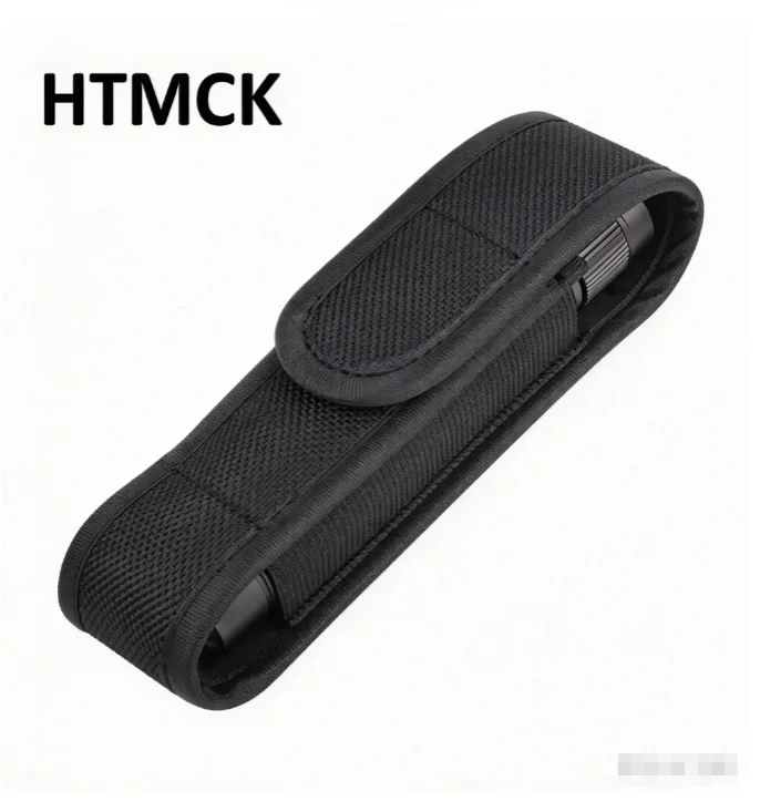 Tactical Flashlight Holster Belt Torch Bag Durable Hunting Lighting Accessory Survival Kits 360 Degree Holster Rotary Torch Case