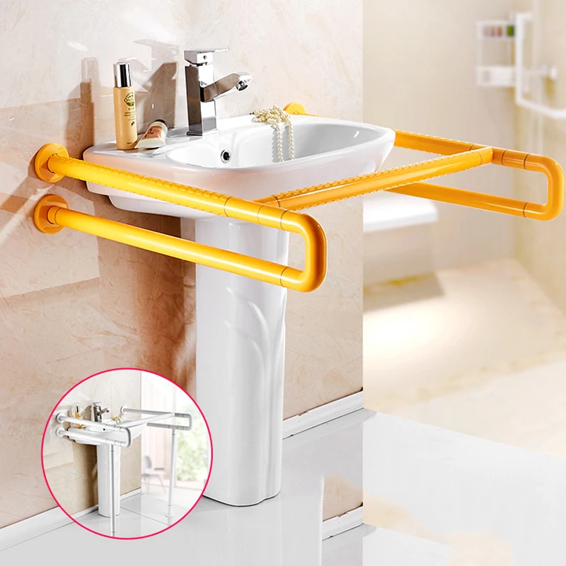 Luxury Unique Bathroom Handle Decor Portable Suction Minimalism Bathroom Handle Modern Bar Large Barre De Douche Salon Furniture