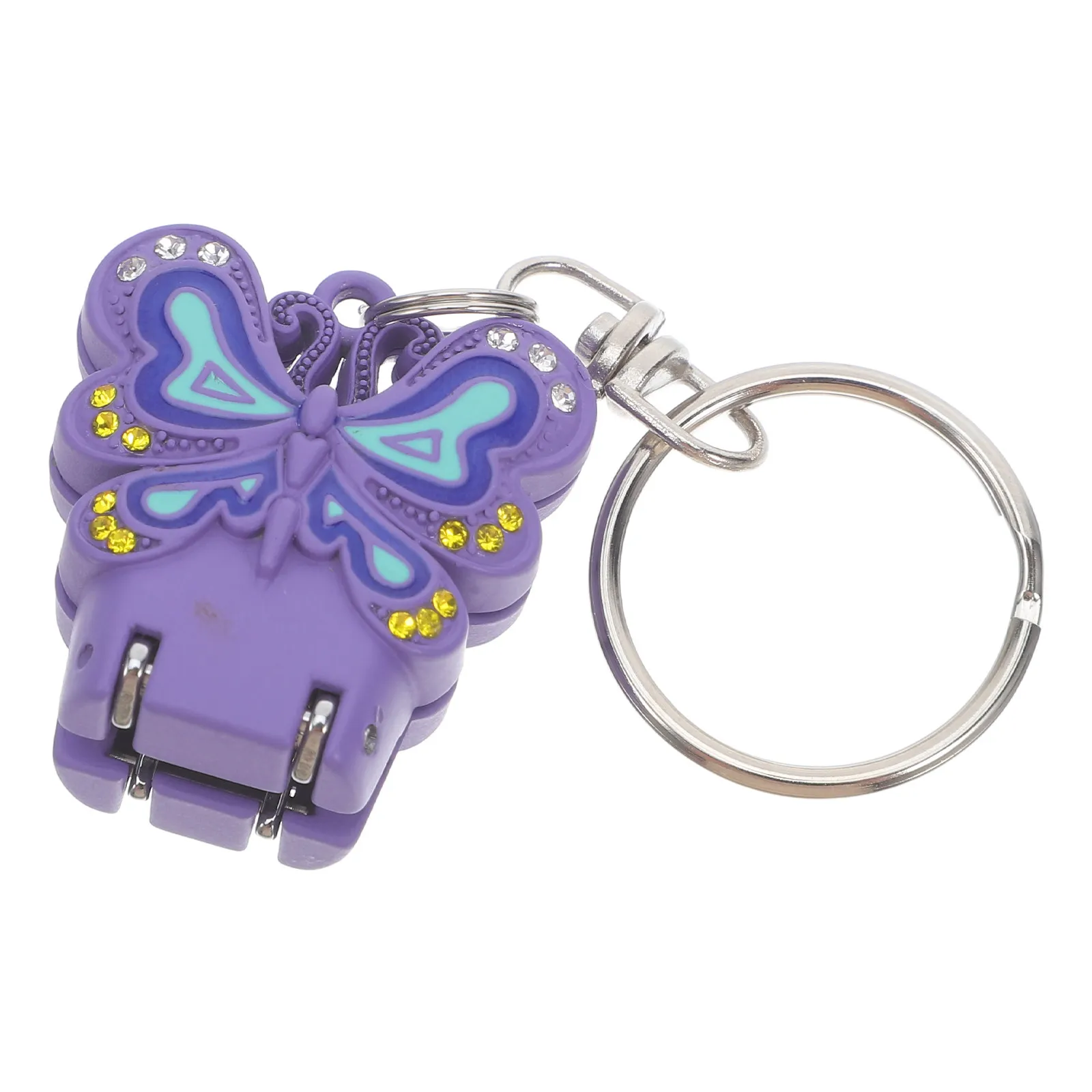 

Mini Folding Nail Clipper Flip Cover Compact Travel Size Portable Pocket Nail Cutter Precise Metal Fingernail Clipper Daily Care