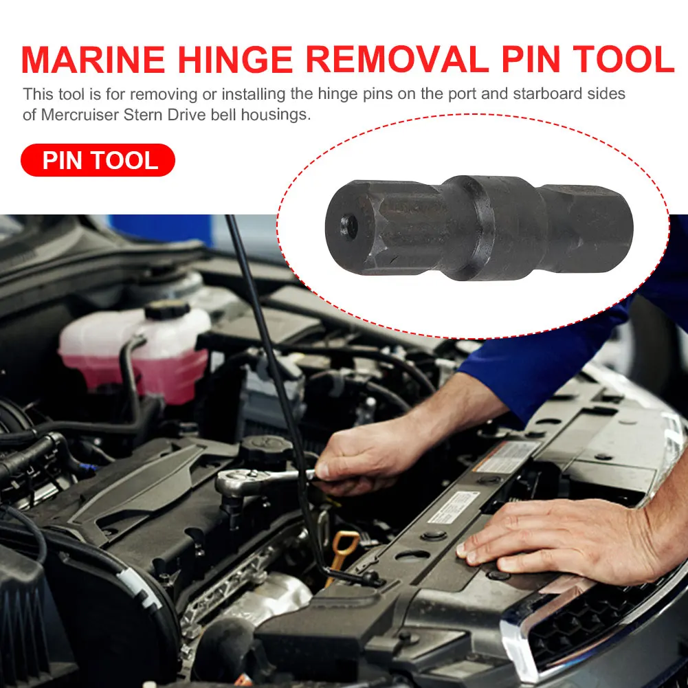 Boat Hinge Pin Tool 91-78310 Marine Hinge Pin Tool 18-9861 90200 for Mercruiser Mercury Alpha 1 Gen 2 Bravo