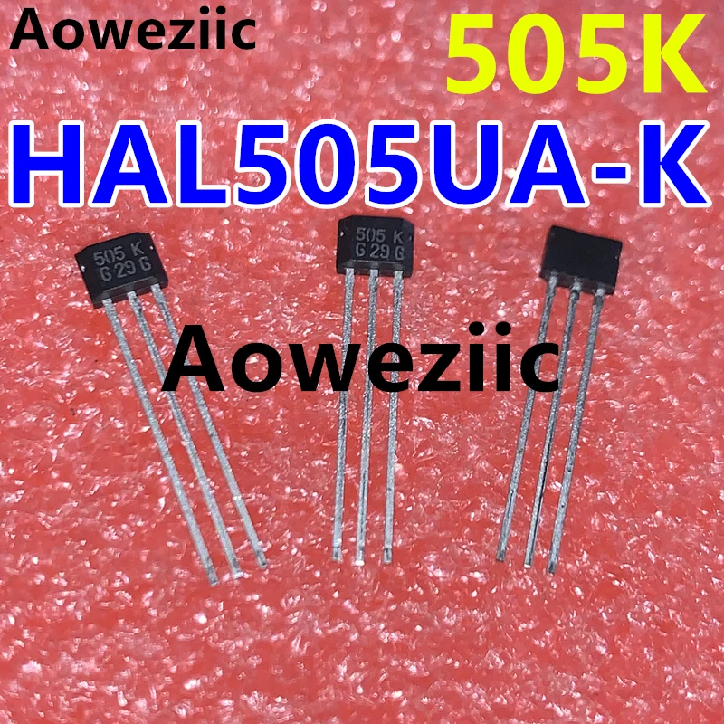 HAL505UA-K silk screen 505K bipolar latching magneto-sensitive element TO-92UA Hall element sensor