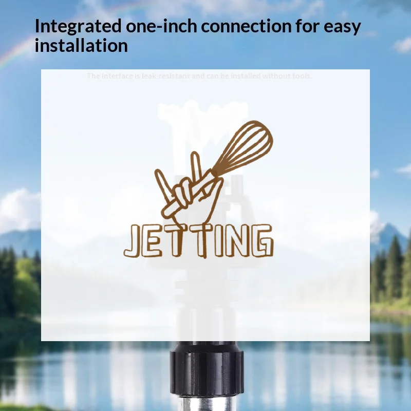 

Пластиковый роторный разбрызгиватель для полива, прочный, с вращением на 360 градусов, универсальная насадка для садового орошения