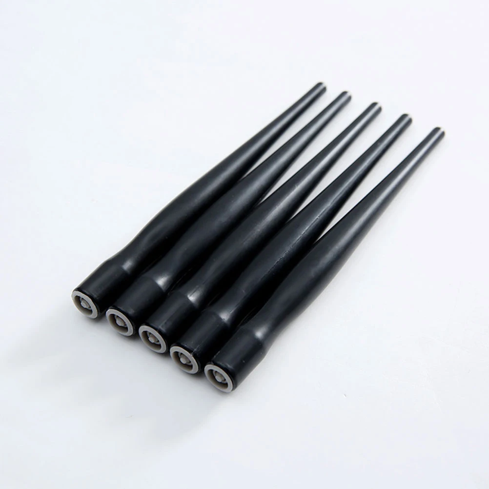 10 Pcs Black Plastic Pen Rod Pens Sketch Wet Drawing for Manga Dip Writing Holder Comic