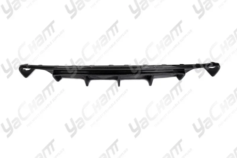 Carbon Fiber AS Black Label Style Rear Under Lip Fit For 2014-2018 Macan Type 95B Turbo GTS Rear Diffuser