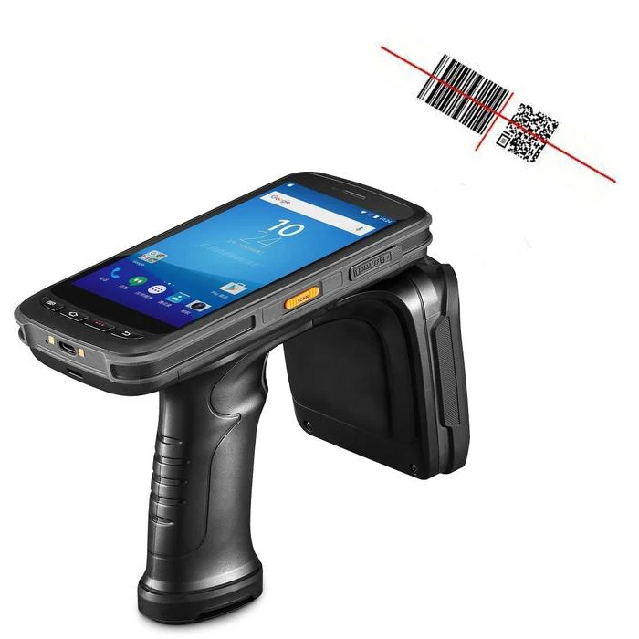 Imagem -04 - Chainway-handheld Longo Alcance Uhf Leitor Escritor Barcode Scanner Leitor Nfc Terminal de Dados 4g Mobile Pda Robusto C72 Ip65 1d 2d