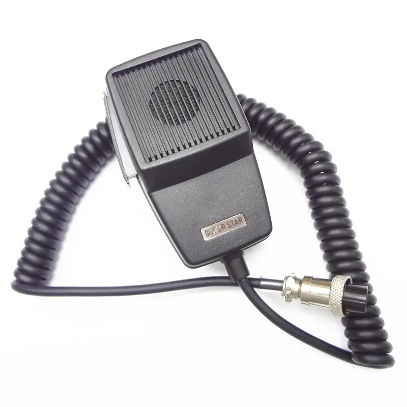 

New CB-507 Microphone 4 Pin Connector Mobile Radio Speaker For Cobra Uniden Galaxy Car CB Radio Two Way Radios Ham Mic