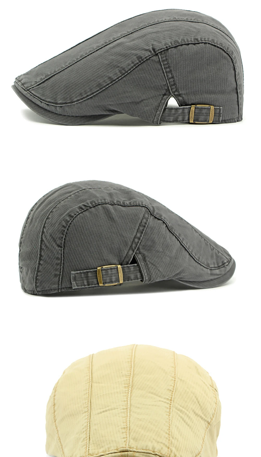 HT4771 Baskenmützen Frühling Sommer Sonnenhut Herren Damen Kappe Vintage Künstler Maler Baskenmütze Männlich Weiblich Ivy Flachmütze Verstellbare Baskenmütze – Detail 12