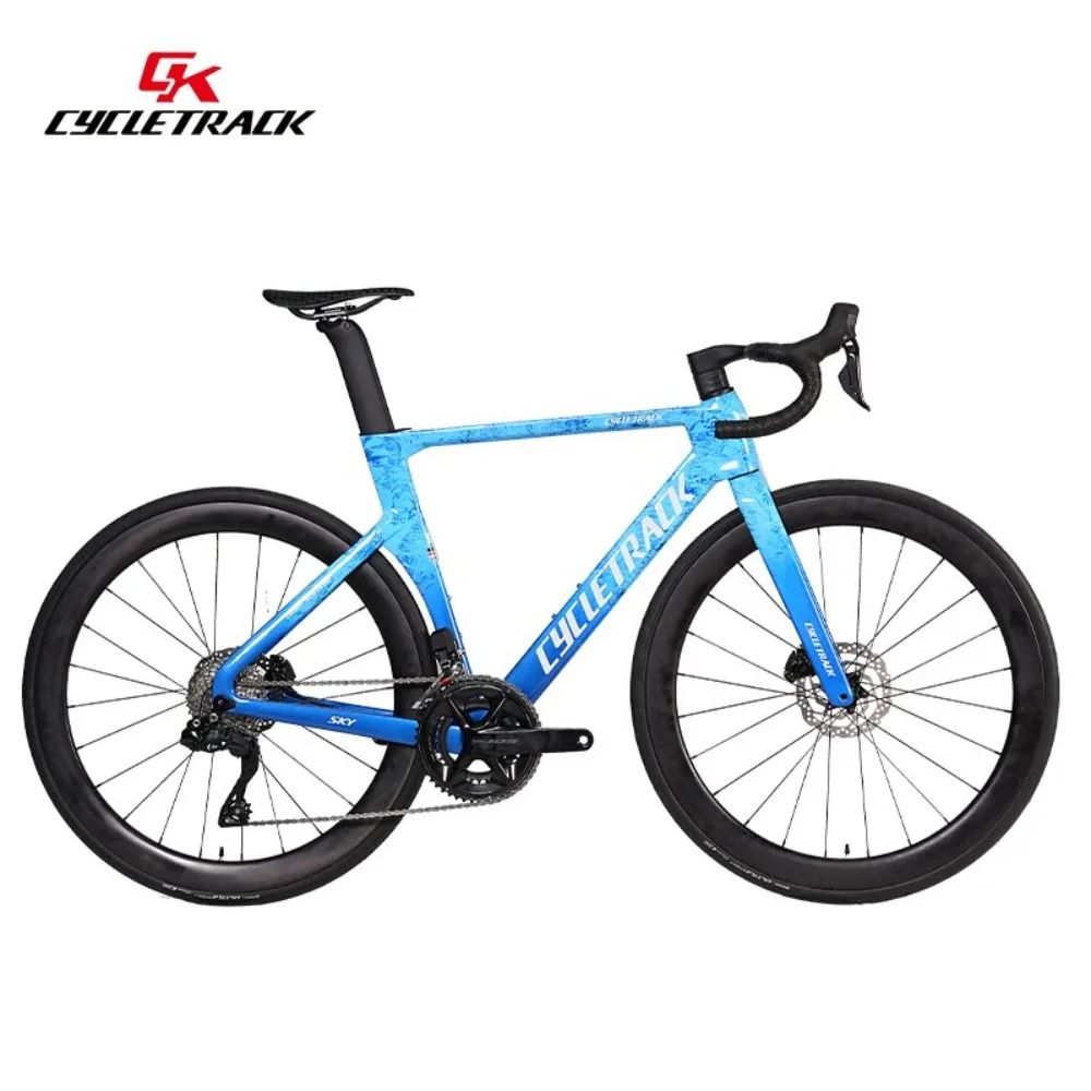 F.yuzhe-SKY Ultra Light 8.5kg Electronic Variable Speed Di2-105/R7170-24S T800 Carbon Fiber Road Bike R7170 Hydraulic Disc Brake
