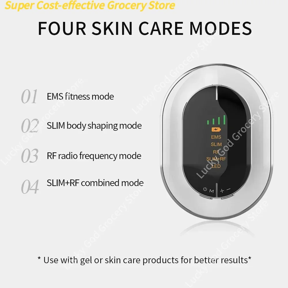 4 في 1 مُدلك سلوليت مزيل آلة نحت الجسم اللاسلكي الكهربائية تدليك الجسم التخسيس للبطن الخصر الذراع الساق بعقب
