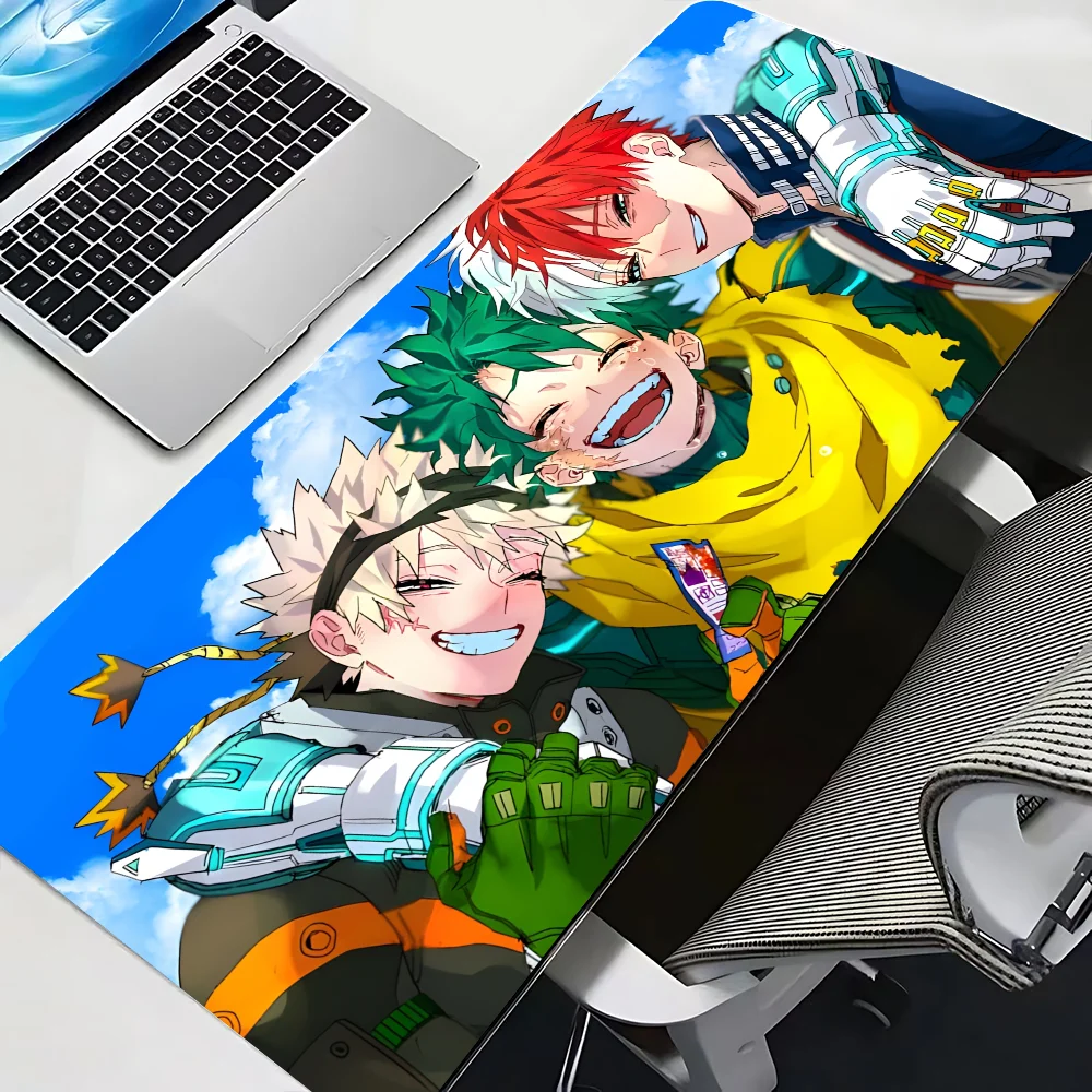 My H-Hero A-Academia Mousepad Mause Pad Mouses Rug Office Accessories Desk Mat Mousepad Keyboard Gaming Pc Mats Xxl Large Carpet