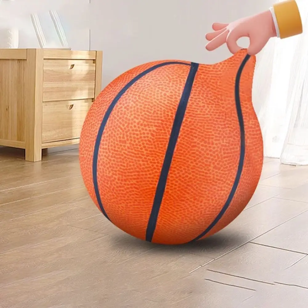 

New Cloth Cover Silent Basketball Easy to Grip Low Noise Training Ball Foam High-Density Mute Ball Outdoor Sports