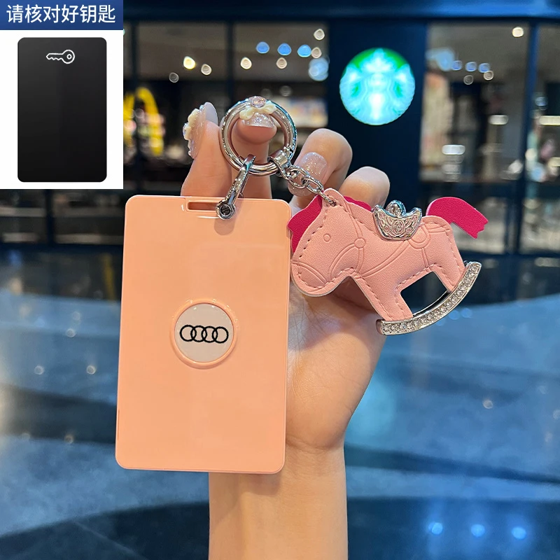 

Чехол для ключей с картой Audi E5 Sportback, новый чехол для зарядки NFC, автомобильный чехол, женский чехол