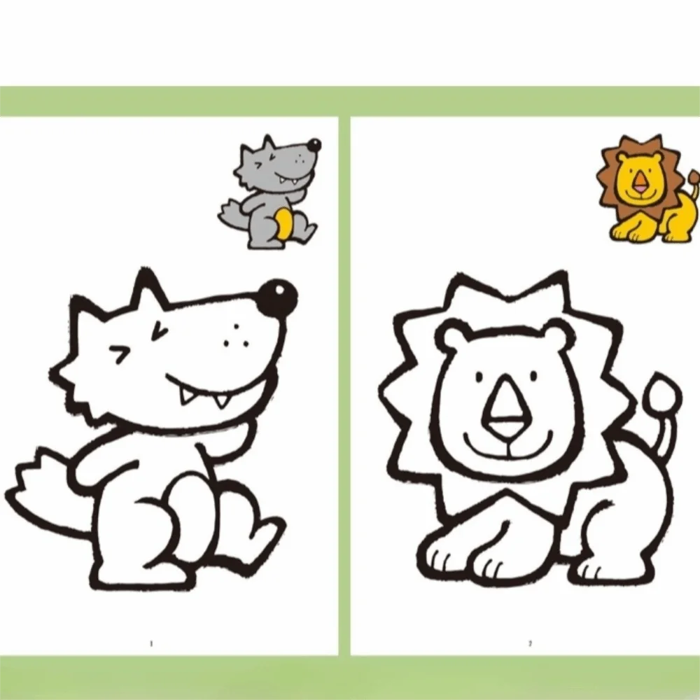 Cute Cartoon Stick Figures Coloring Book Unique Patterns Color Patterns Graffiti Coloring Book 32 Pages Drawing Book Activity