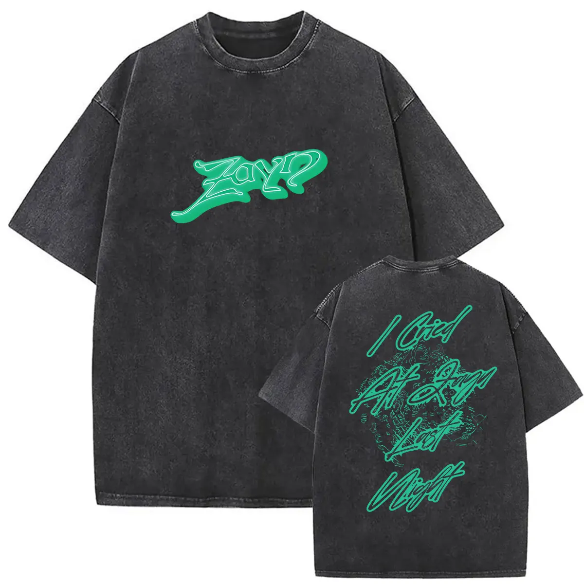 Vintage Washed Zayn Malik The KONNAKOL Tour 2026 Print T-Shirts Herren Damen Harajuku Fashion Oversized Baumwoll-T-Shirt Streetwear – Detail 7