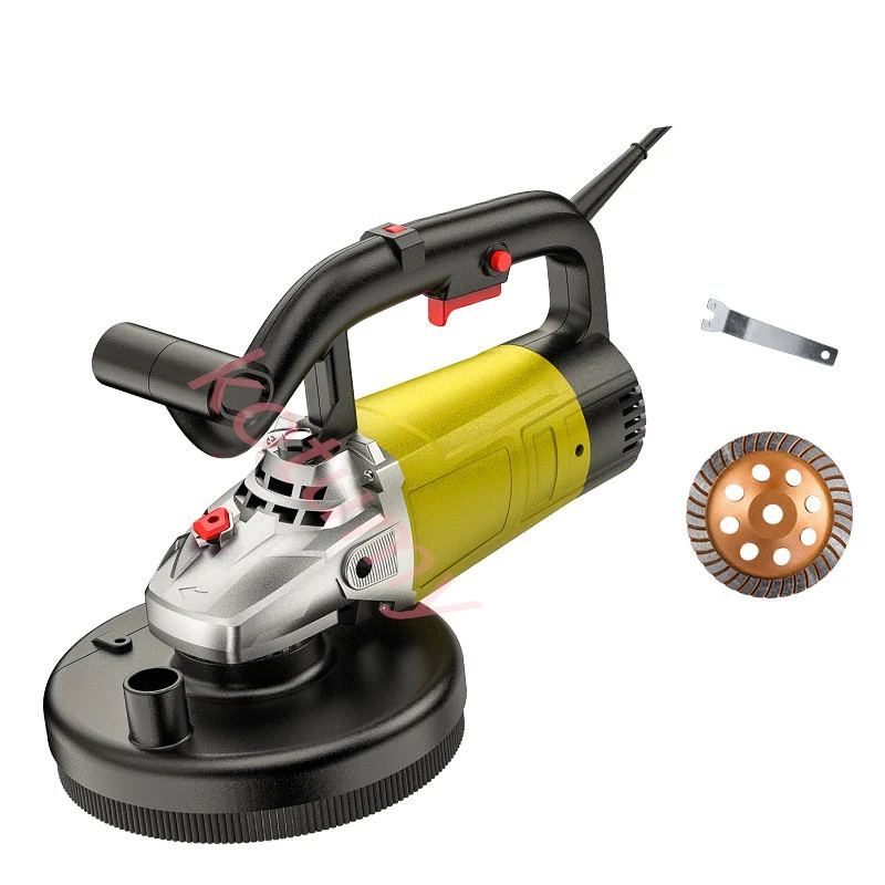 Multifunctional Wall Grinding Machine Cement Rough Grinder Ground Concrete Polishing Machine Dust -Free Ground Angle Grinder