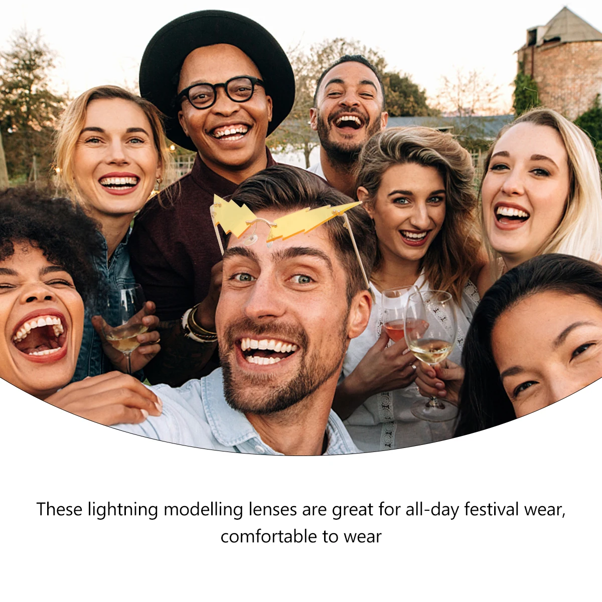 

1Pcs Sunglasses Party Decoration Halloween Cosplay Photo Funny Glasses Prop Modeling Outdoor Teens Adults