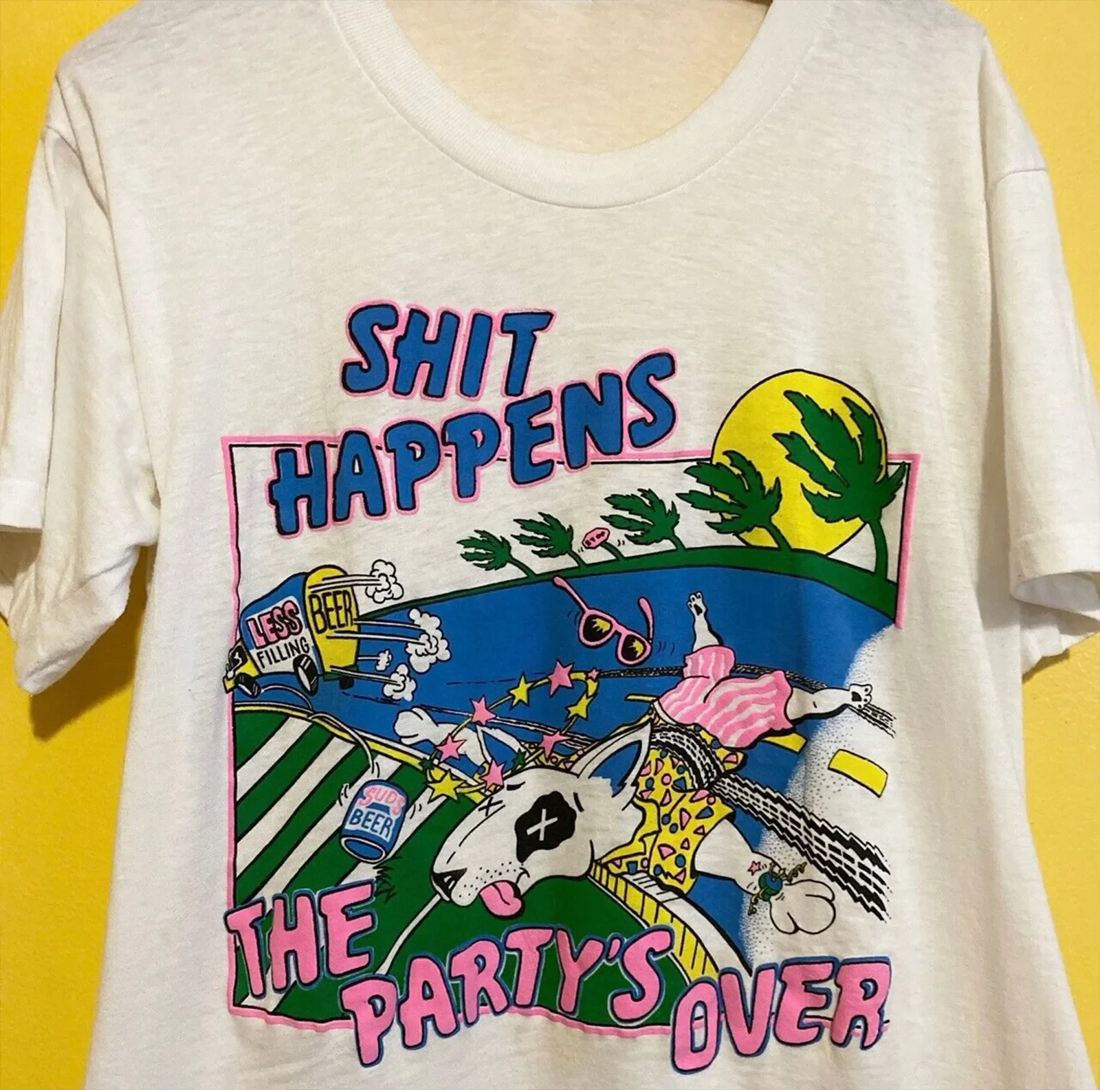 spuds mackenzie T Shirt Size SM L 234XL EG171