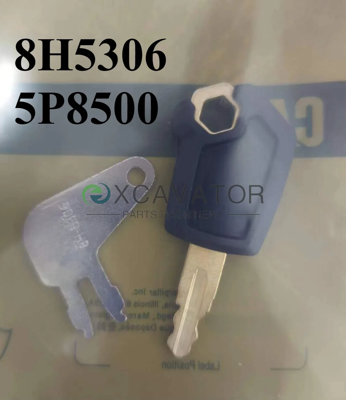 2Keys 8H5306 5P8500 For CATE For Caterpillare Master Disconnect Key E931B 931C 933 933C 935B 935C 939 939C 941 943 951B