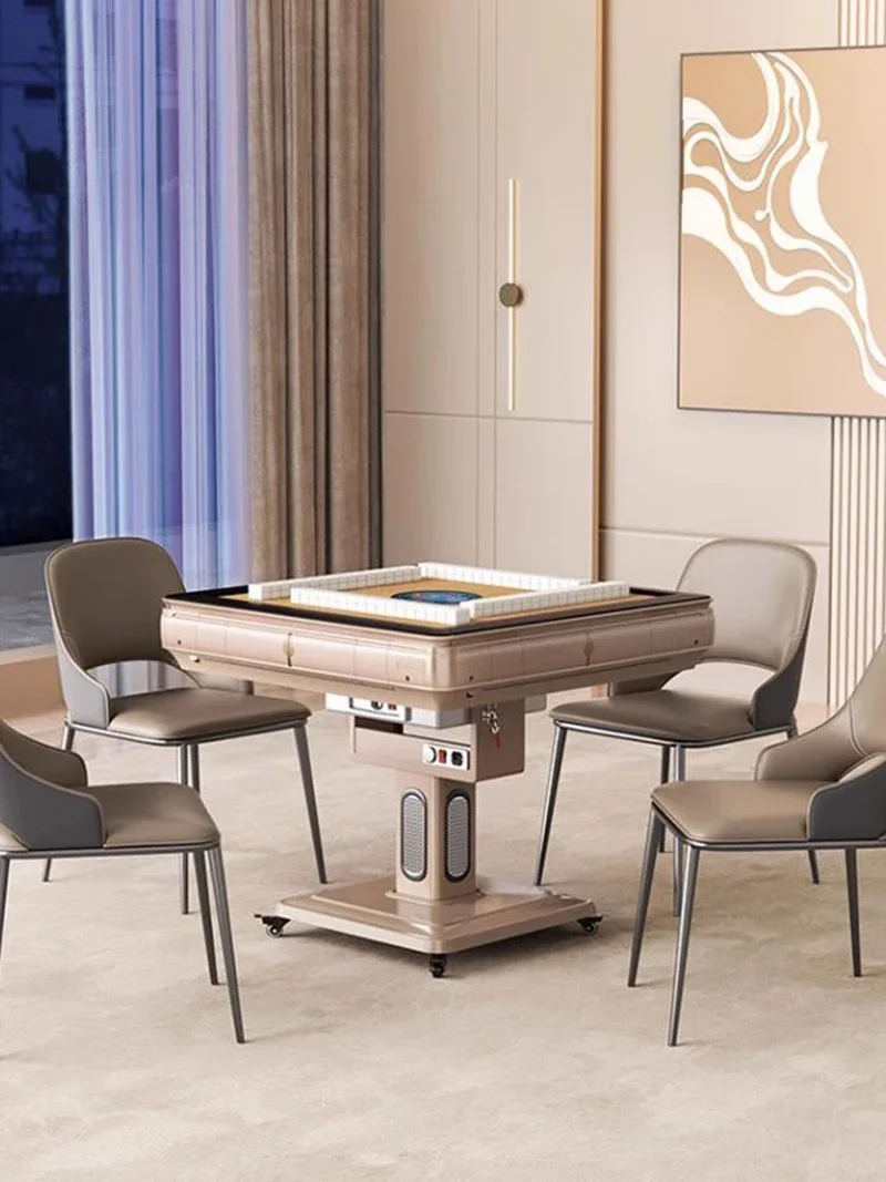 

Dadvanced Fold Ining Table Brain Power Relax Dining Room Mahjong Table Mobile Amusement Home Tavolo Pranzo Home Furniture LVMC