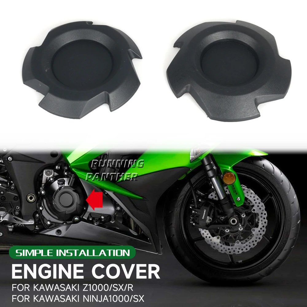 Für kawasaki ninja1000 ninja 1000 sx z1000 z1000r z1000sx motorrad motor abdeckung motorgehäuse crash guard schutz abdeckung