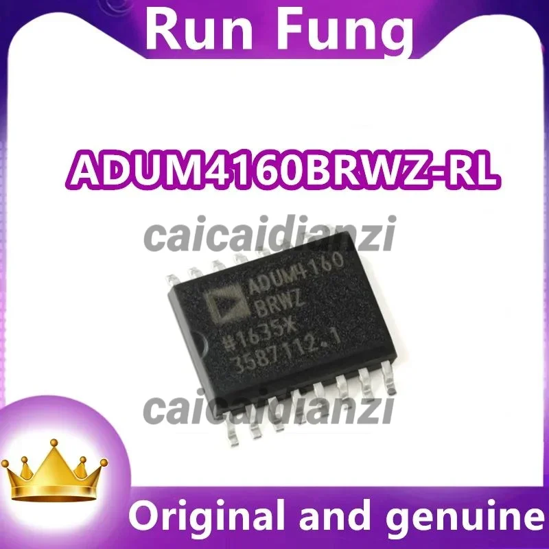 ADUM4160BRWZ-RL ADUM4160  USB Digital Isolator 5000Vrms 1 Channel 12Mbps 25kV/µs CMTI 16-SOIC 5Pcs/Lot   New Original