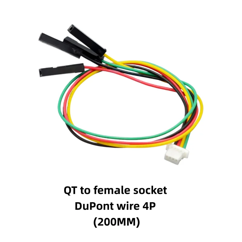 10pcs JST1.0 SH1.0 4-pin Cable with Socket, Male DuPont Wire for STEMMA QT/QWIIC