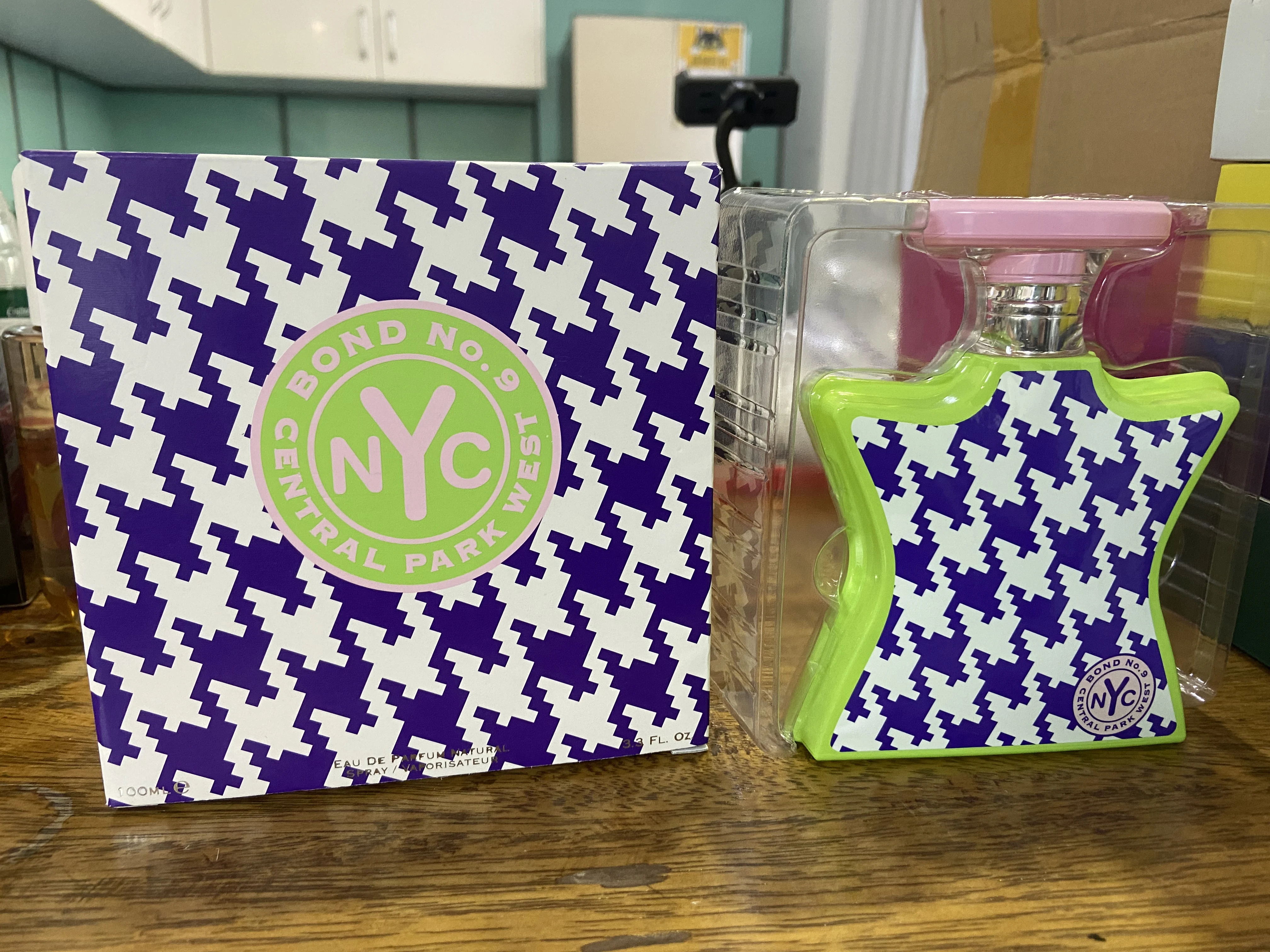 Bond No. 9 New York Central Park West Women's Eau de Parfum 100ml 3.4floz Unique Checkered Design Elegant Scent Cologne Gift For Birthday Valentine Holiday view 4