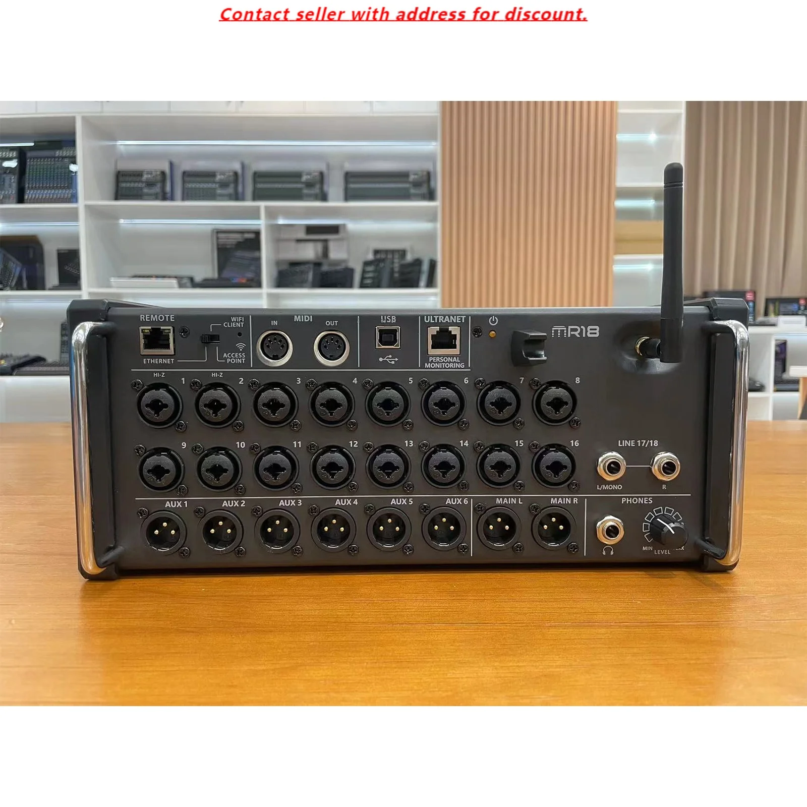 

MR18 Digital Mixer Pa Sound System Music Performance Stage Live Broadcast 18 Channel Digital Mixer