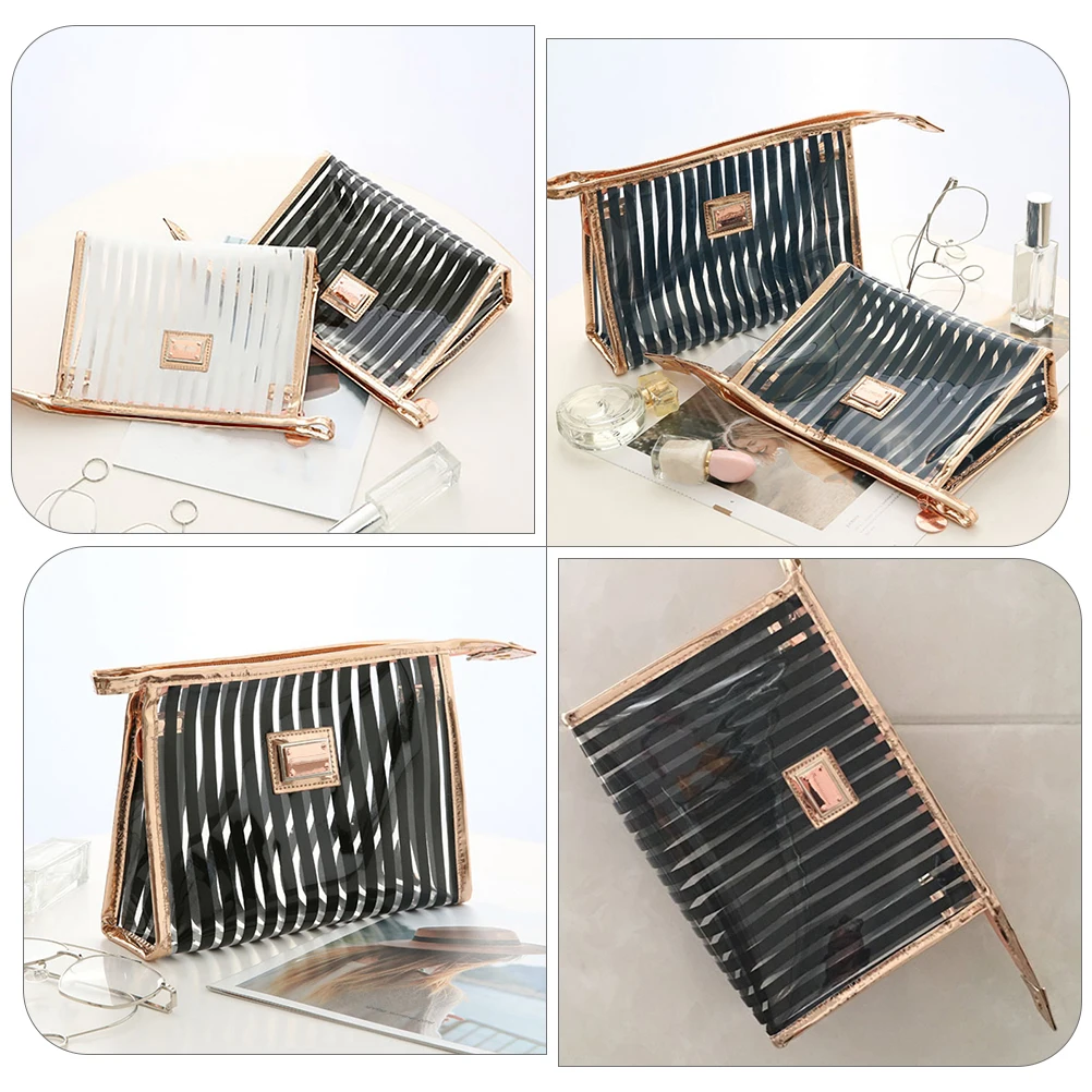 

Stylish PVC Makeup Bag Compact Lightweight Travel ganizer Toiletry Case Pouch Storage Bag for Lip Gloss Nail Polish