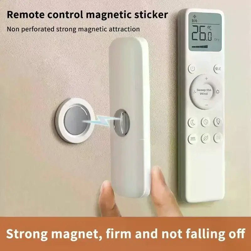 Remote Control Magnetic Tape TV Air Conditioning Remote Control Wall Fixed Storage No Drilling Wall Mounted Strong Magnetic Hook