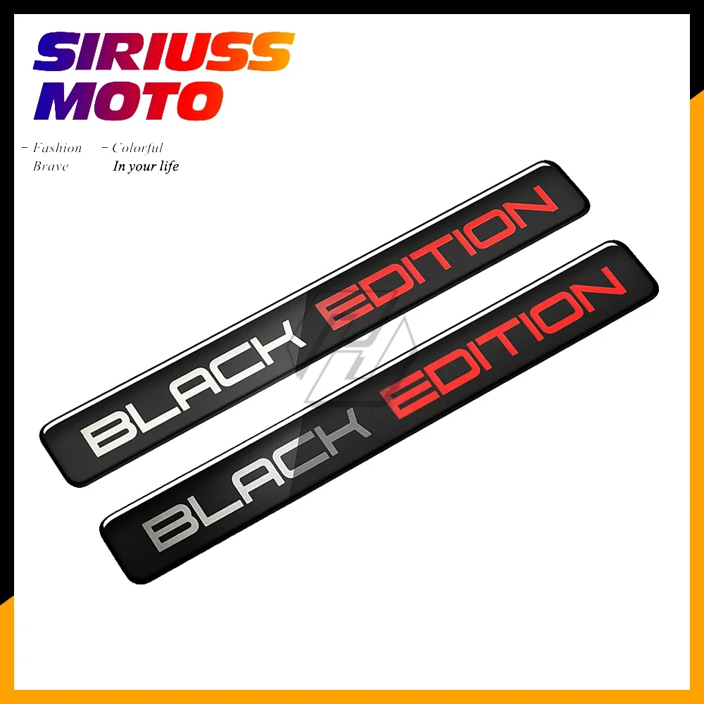 Black Edition Sticker Motorcycle Tank Decal Moto Decal Sticker Car Styling Stickers HIGH GLOSS DOMED GEL FINISH