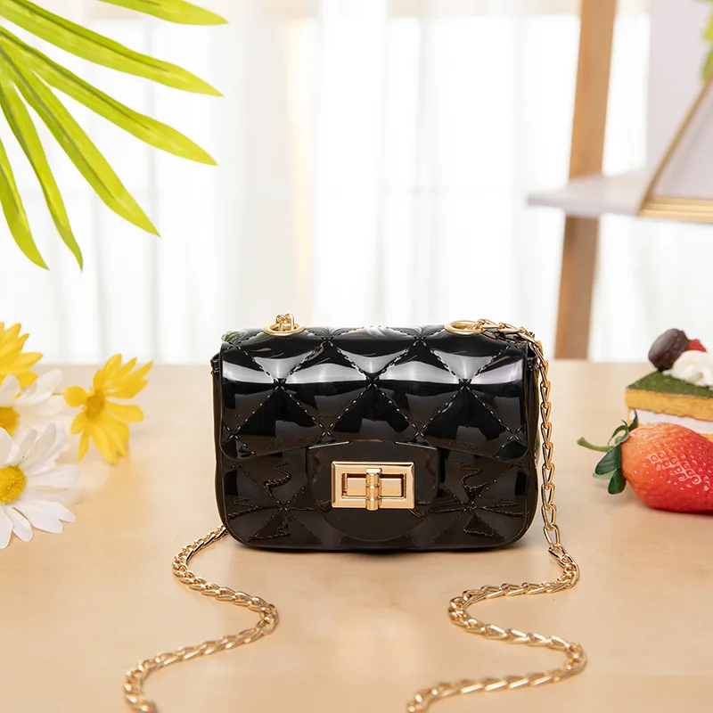 

2025 New Jelly Mini Bag for Girls, Small Mouth Red Envelope Style, Kids Chain Strap Mini Purse, Niche Gift