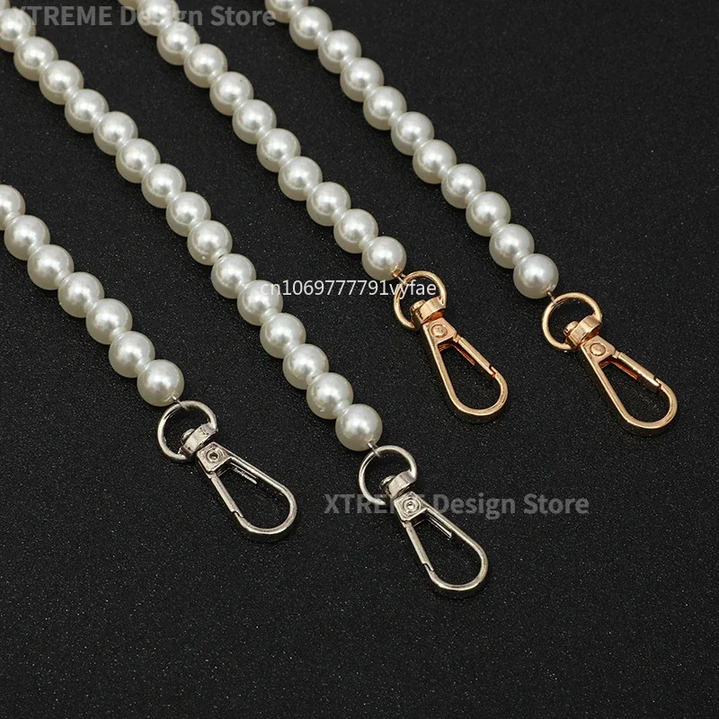 40-130cm Pearl Wrap Chain Wrap Chain Hand held Pearl Jewelry 10mm Pearl Woven Wrap Strap Bag Parts Accessories