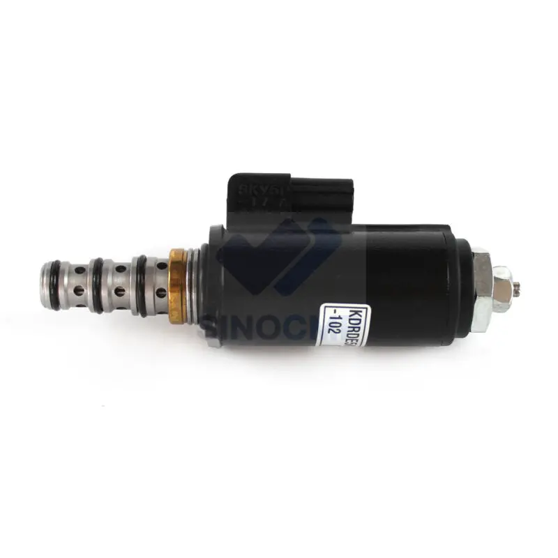 Elettrovalvola a solenoide KDRDE5K-31 KDRDE5K31 30C50-102 per escavatore Kobelco SK230-6E SK210LC-6E 250LC-6E SK-6E SK200/230-6E