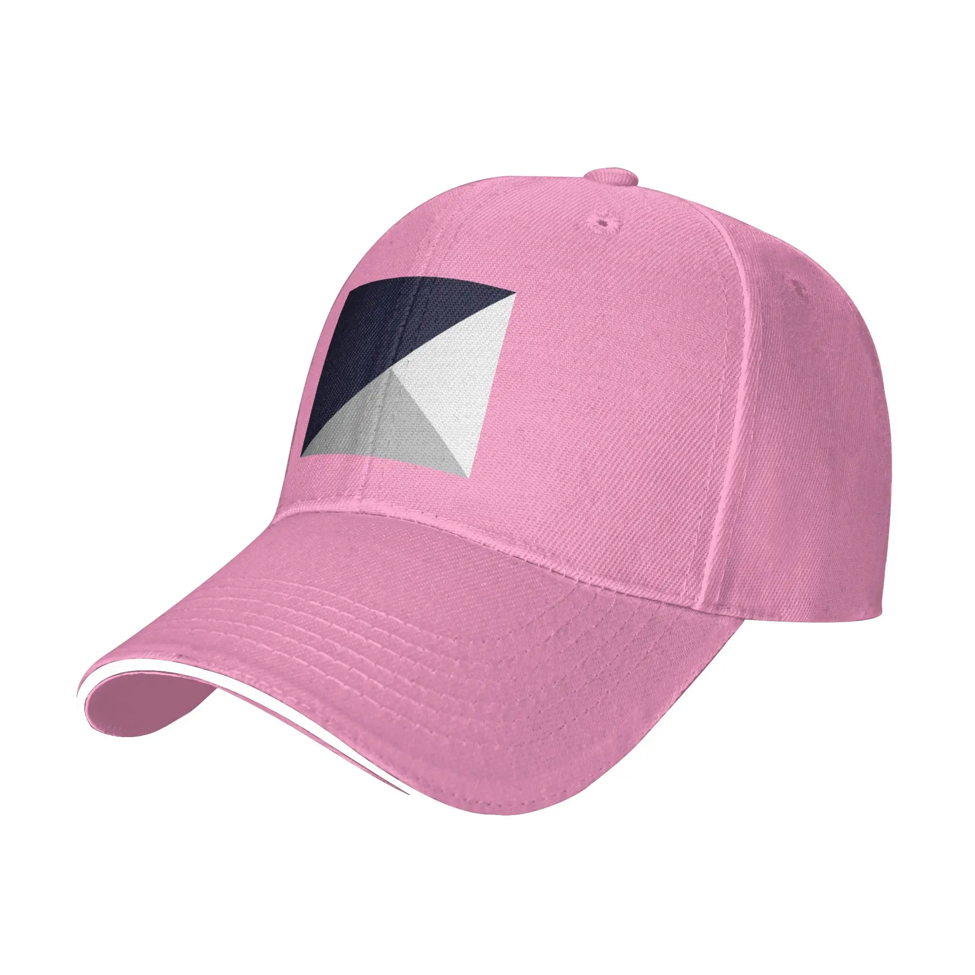 Tricolor Navy Blue Silver Gray And White Cap Baseball Caps Adjustable Hat Hip Hop Summer Unisex Baseball Hats Customizable